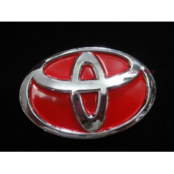 LOGO TOYOTA RED โลโก้ติดรถยนต์ โตโยต้า แดง